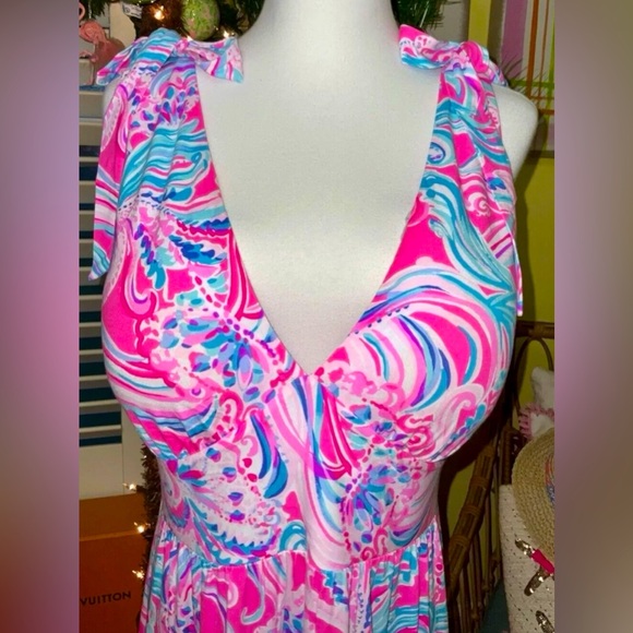 Lilly Pulitzer NWT Maxine Dress Midi Dress 🦄 Don't Be Jelly Size 10,12 - Picture 3 of 9
